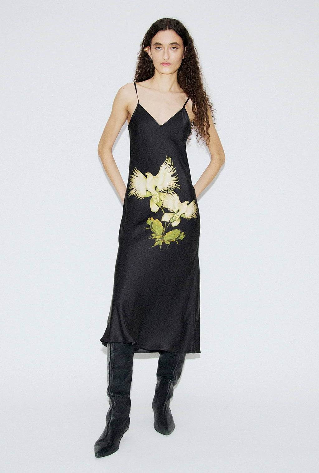 90s Slip Dress - Egret