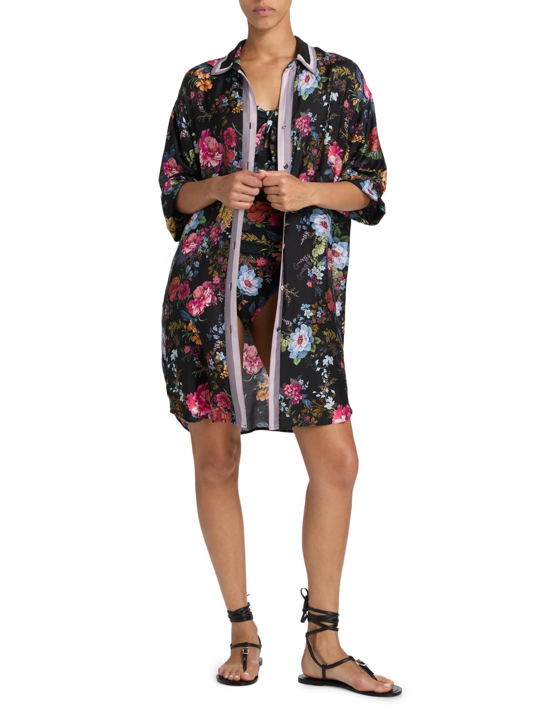 Button Down Shirt Dress - Baccara