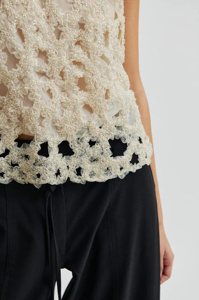 Gleam Beaded Top
