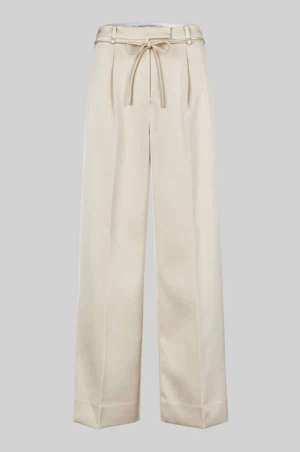 Dazzle Sateen Tie Front Pant