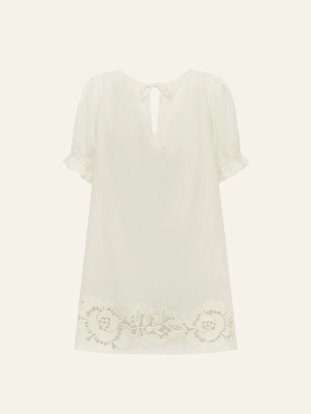 Embroidered Poets Mini Dress