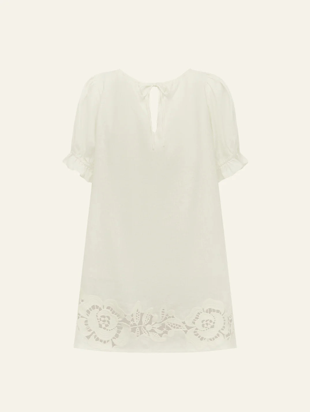 Embroidered Poets Mini Dress