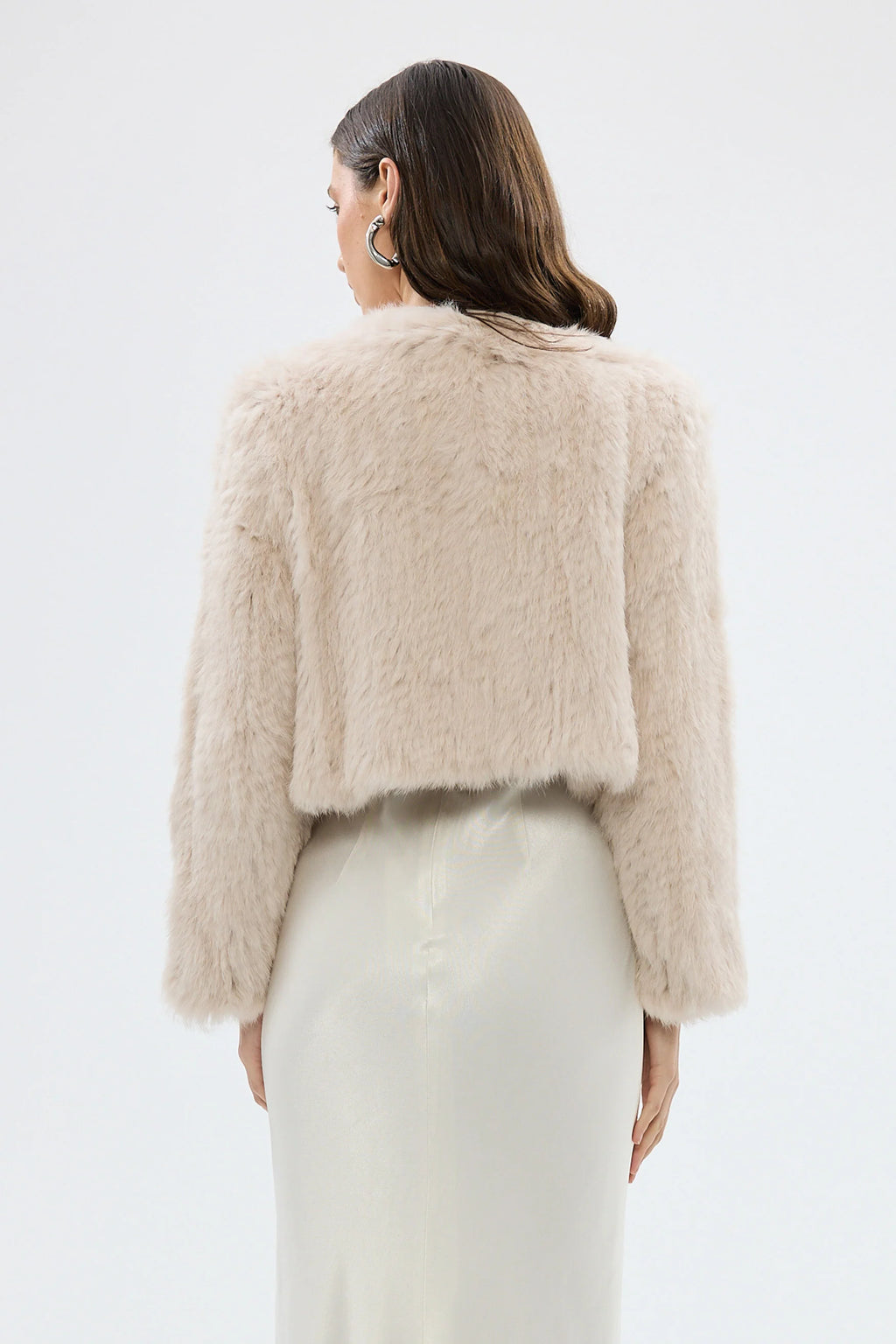 Lola Crop Jacket - Oatmeal