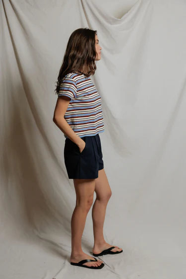 Dawn Jersey Stripe Tee