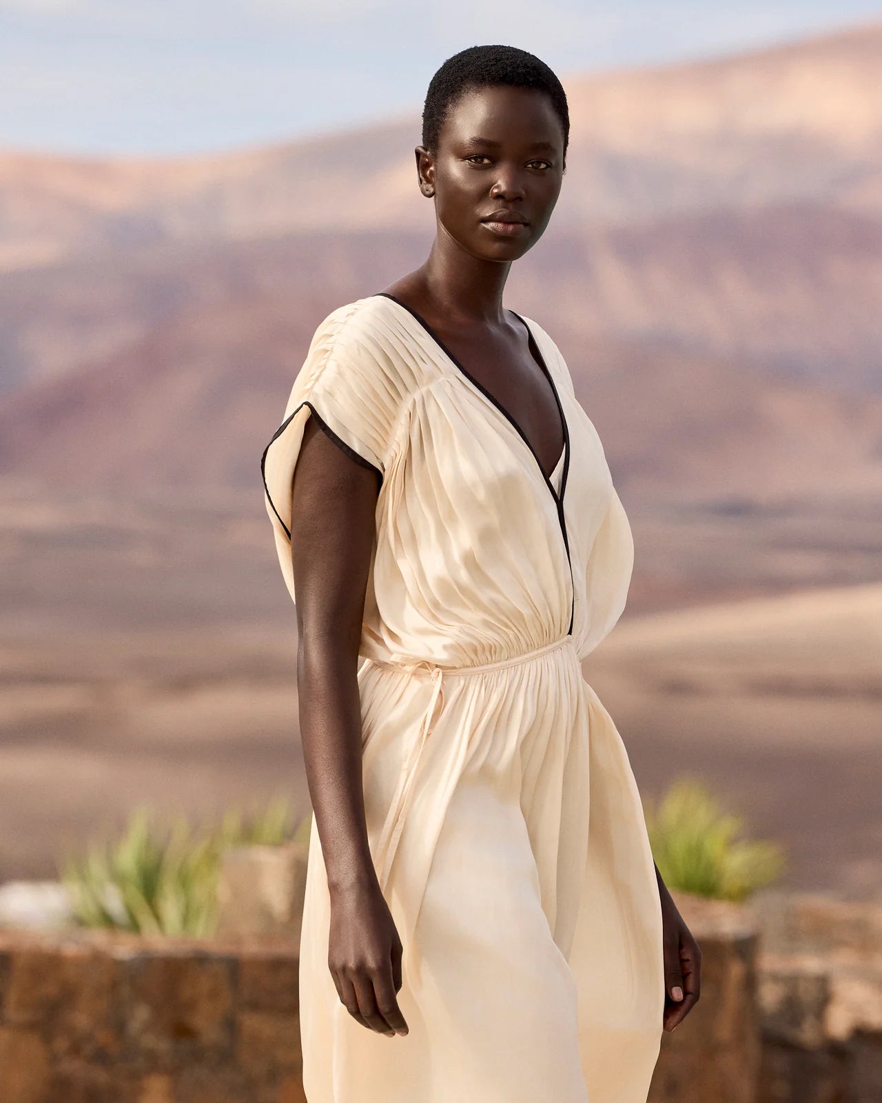Blava Black/Ecru Dress