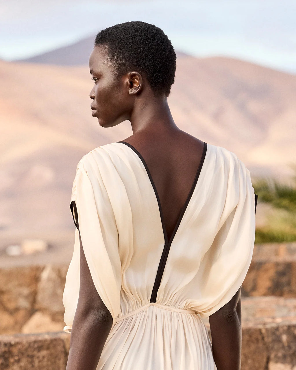 Blava Black/Ecru Dress