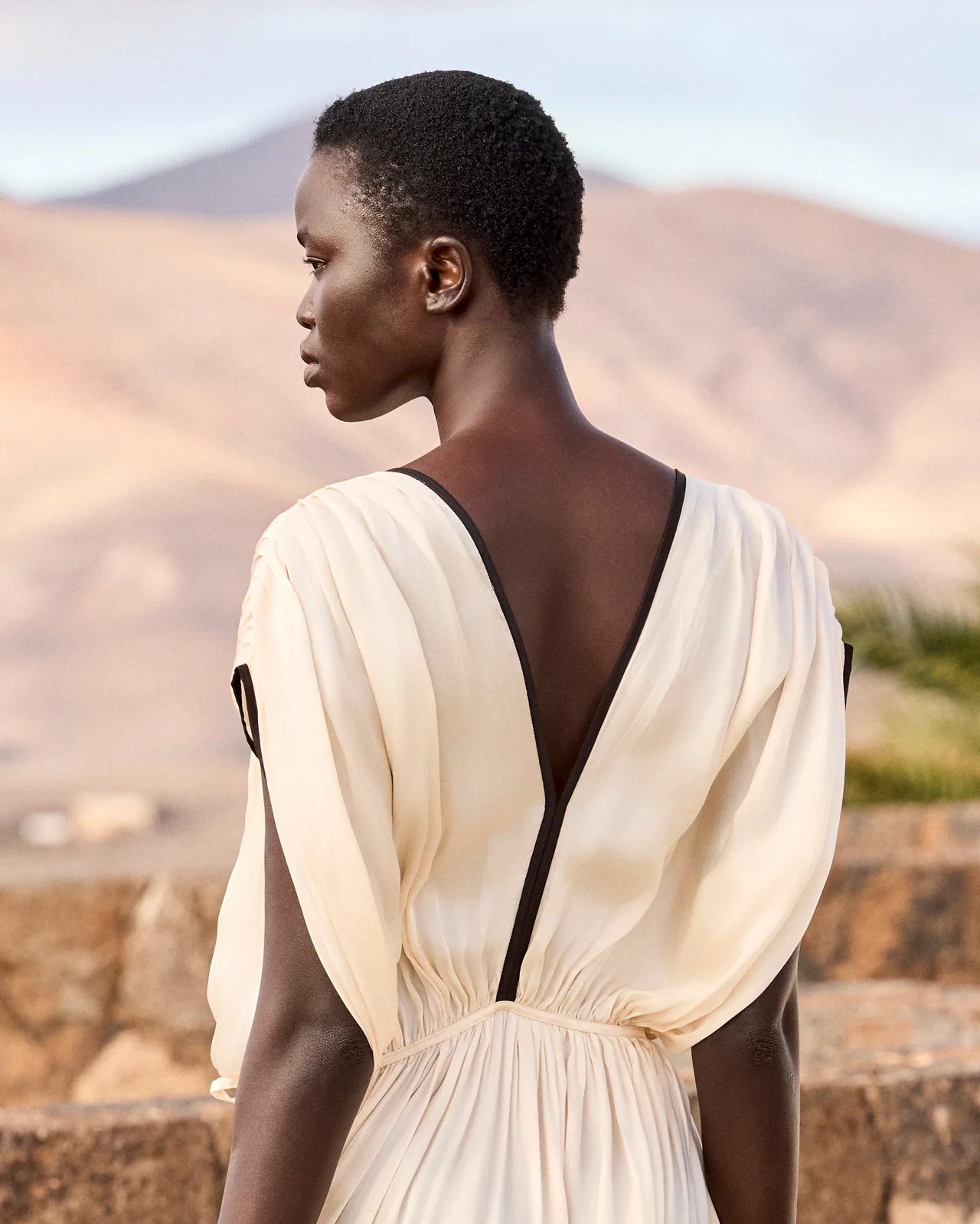 Blava Black/Ecru Dress