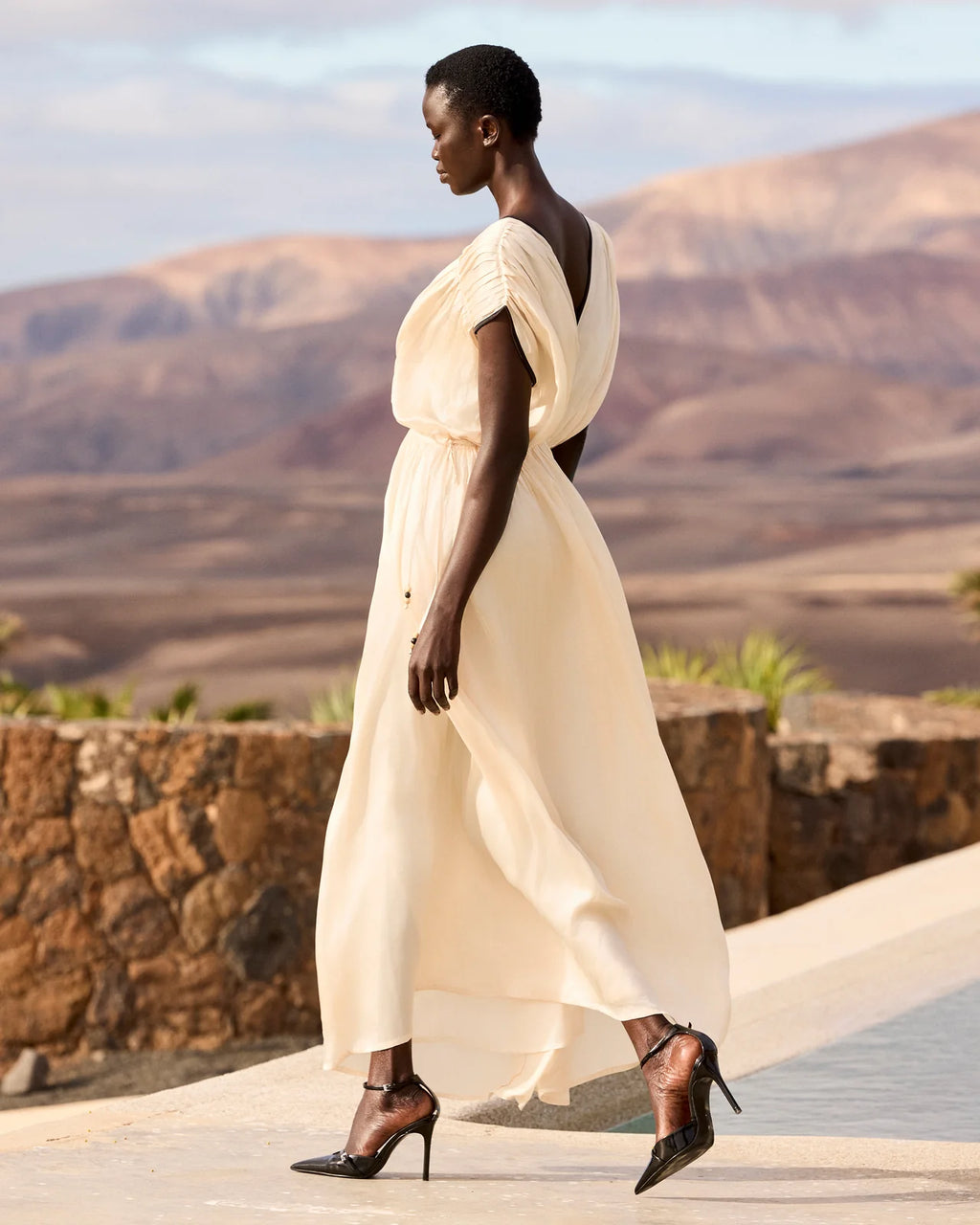 Blava Black/Ecru Dress