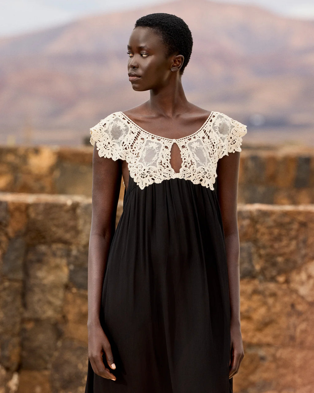 Baron Black/Ecru Dress