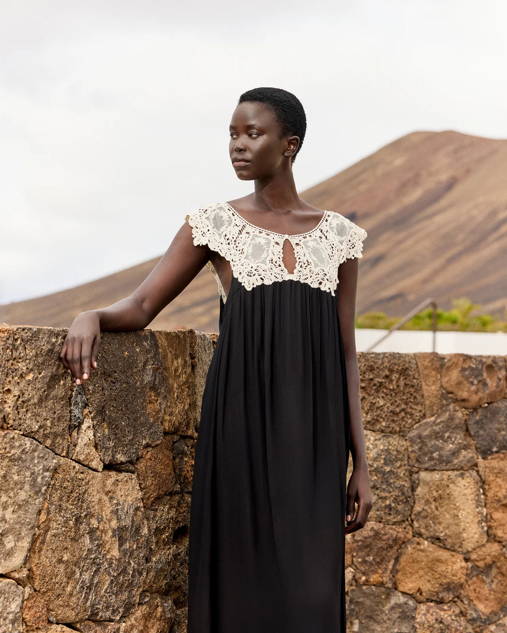 Baron Black/Ecru Dress