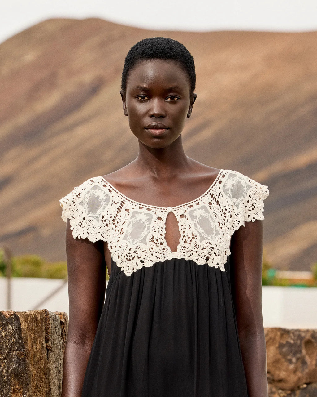 Baron Black/Ecru Dress