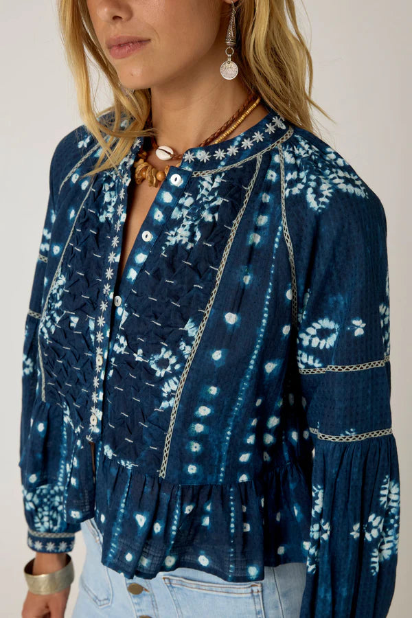 Sora Blouse - Shibori