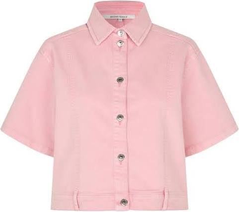 Isella Denim Jacket - Pale Lilac
