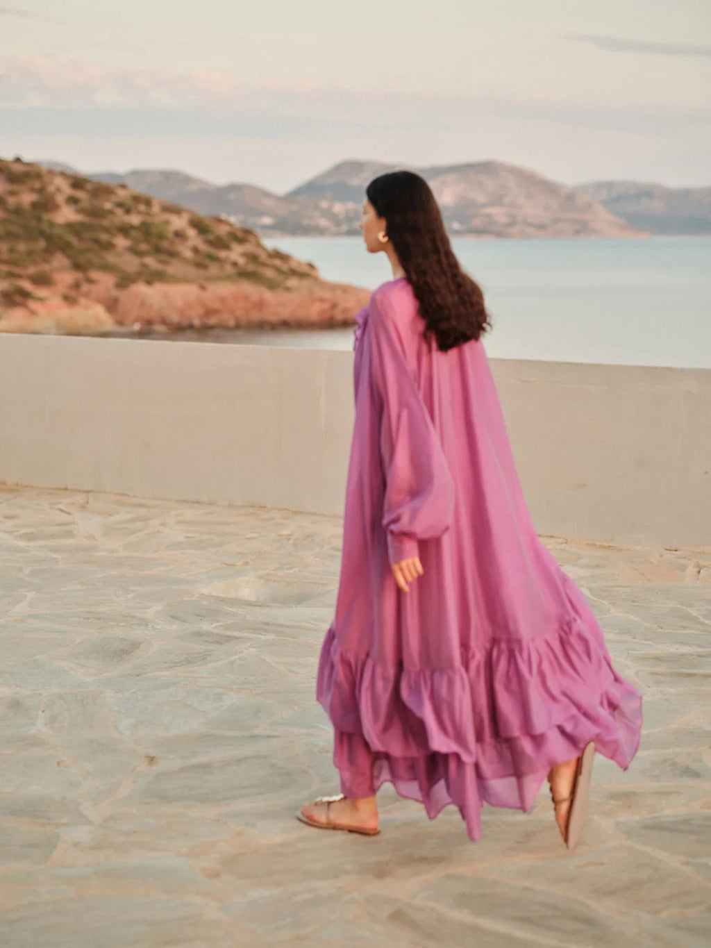 DT Ruffle Maxi Dress