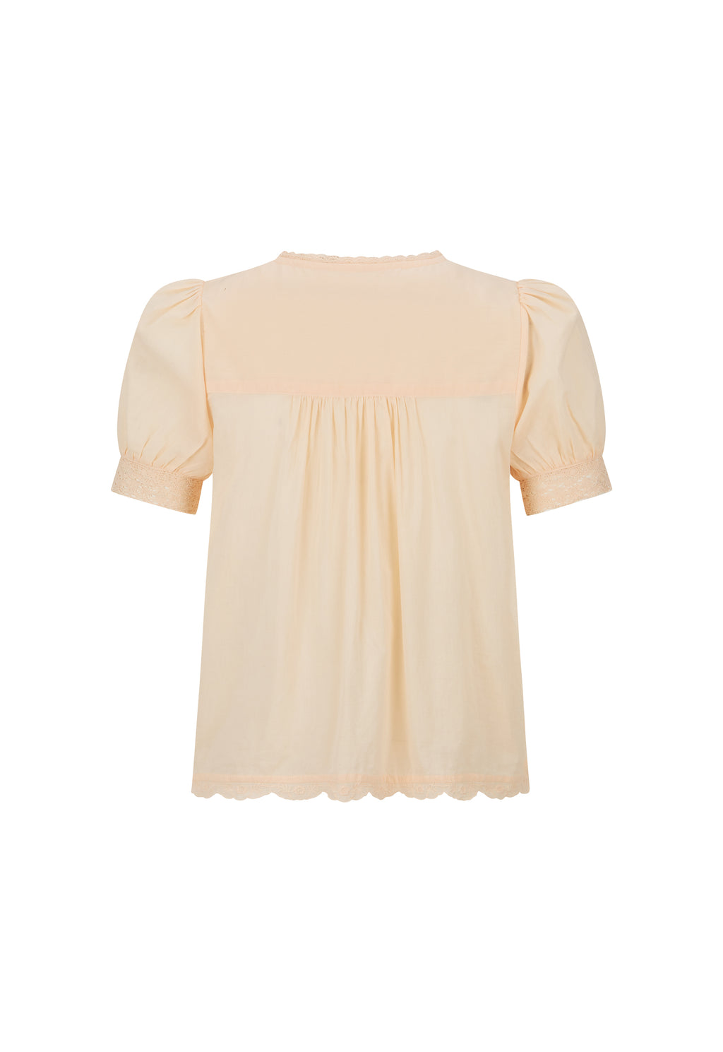 Prairie S/Sleeve Blouse - Apricot
