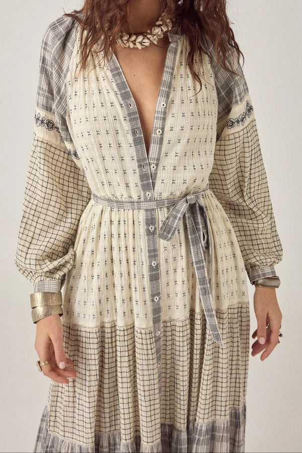 Alba Dress - Patchwork Notes
