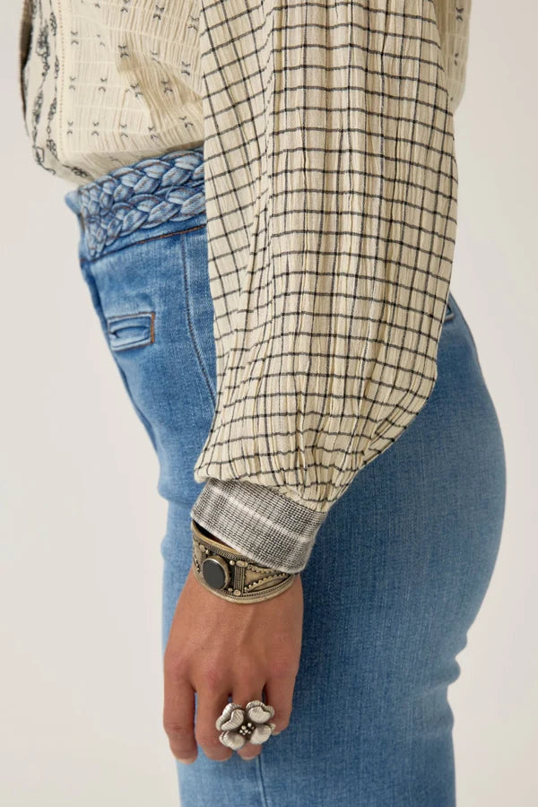 Noemi Blouse - Patchwork Notes