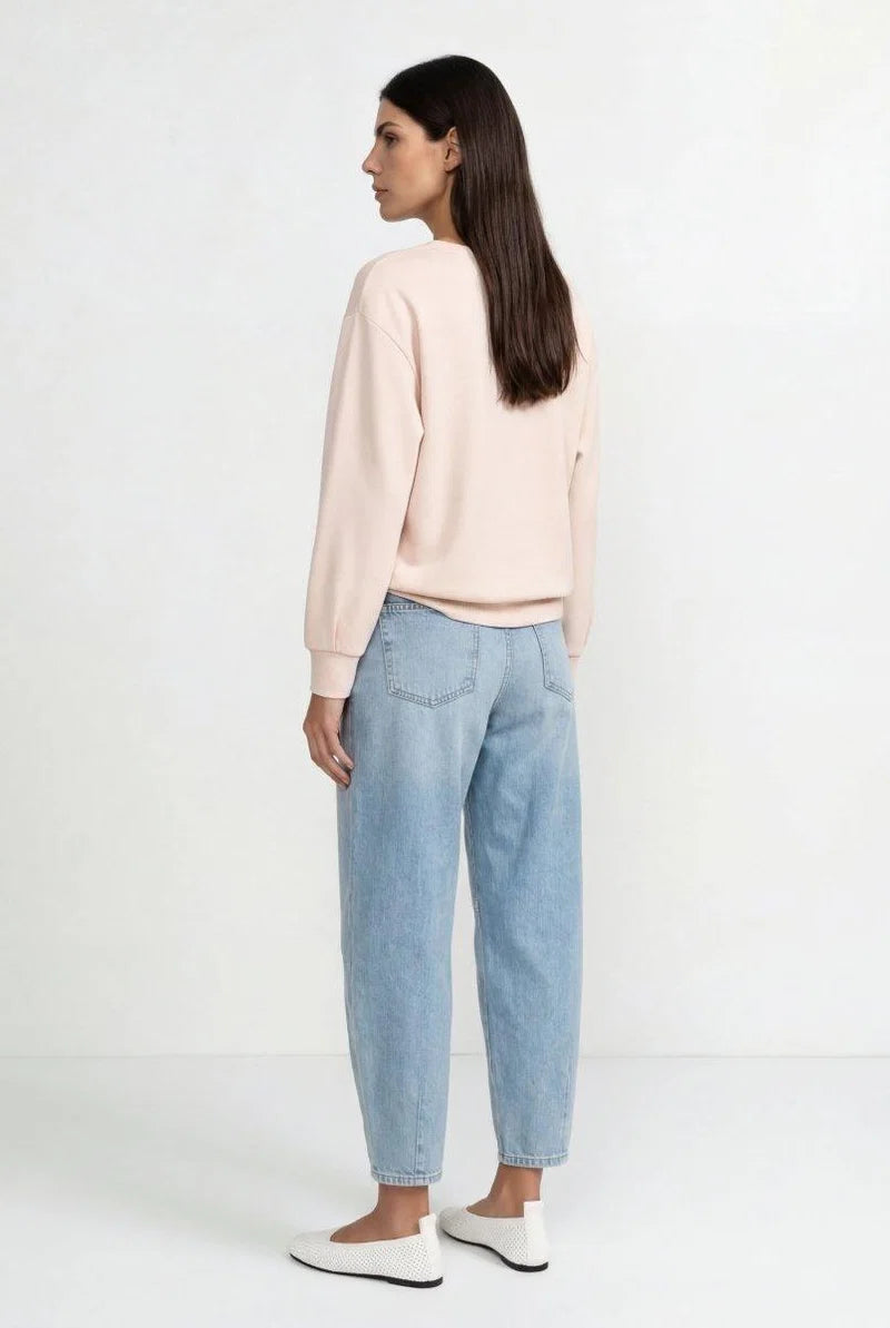 Peached Sweatshirt - White Stone