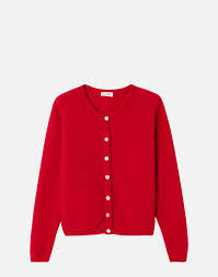 Vitow Cardigan - Carmine Melange