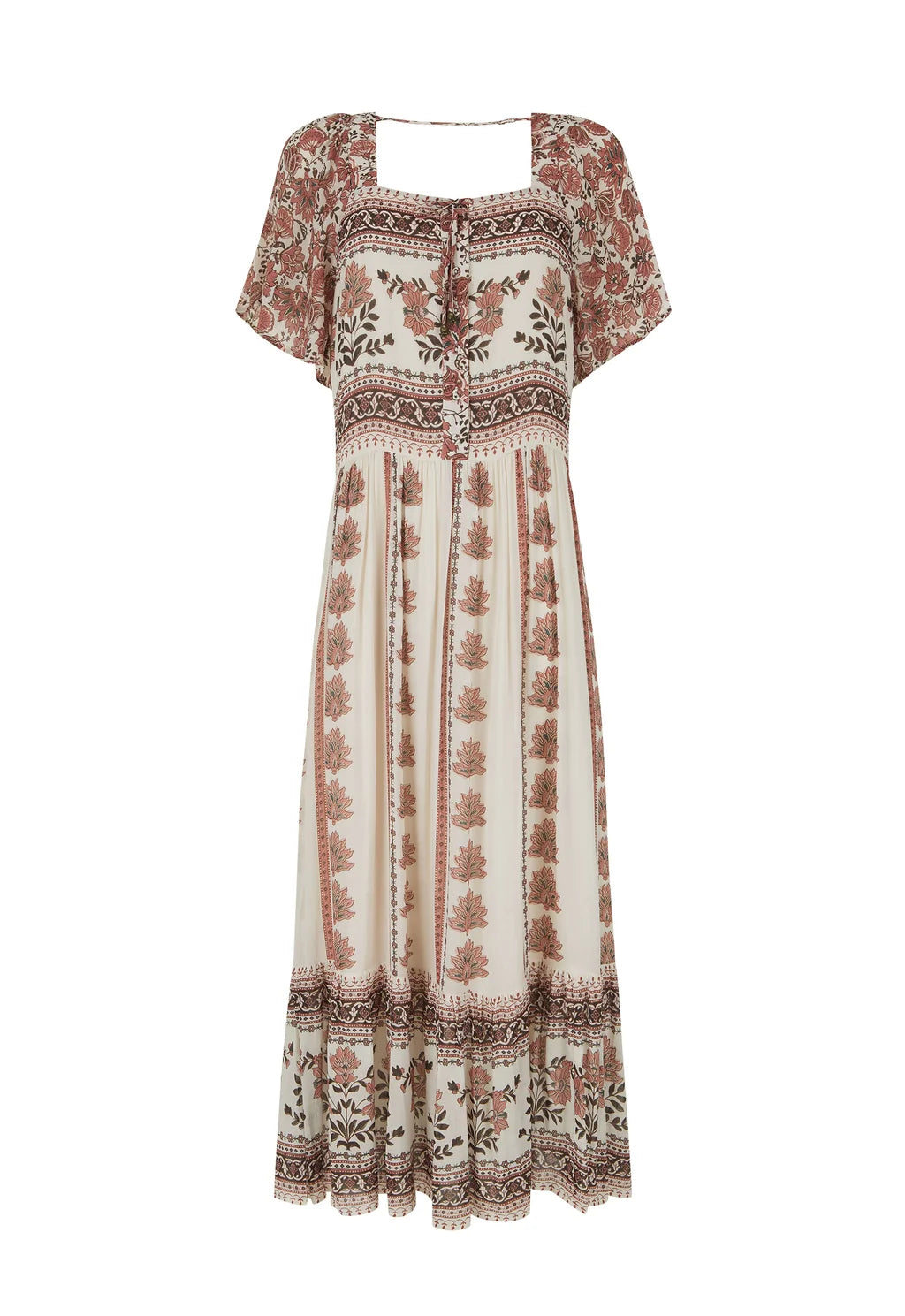 Petalwood Short Sleeve Maxi _ Pre Order