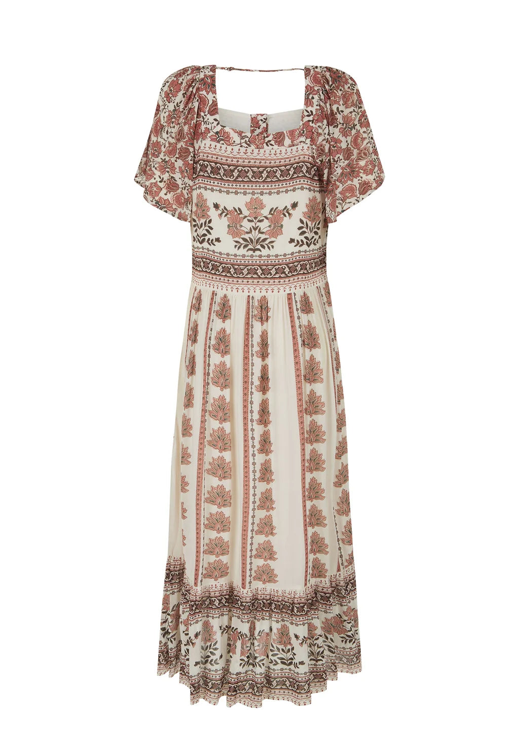Petalwood Short Sleeve Maxi _ Pre Order