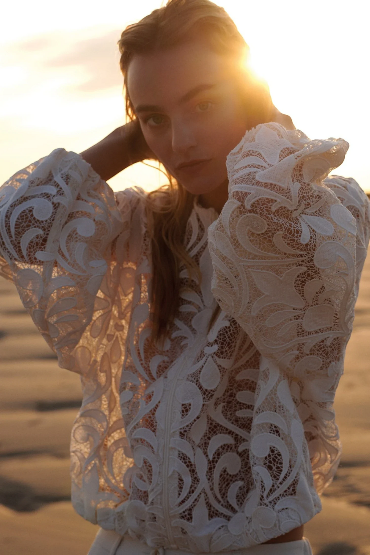 Ivory Lace Jacket
