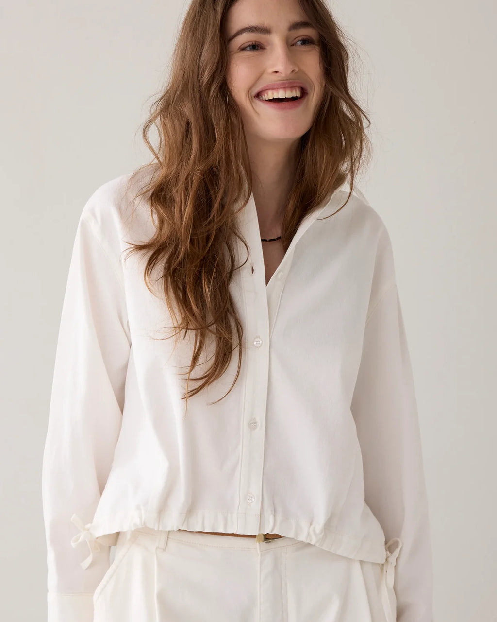 White Denim Blouse/Jacket