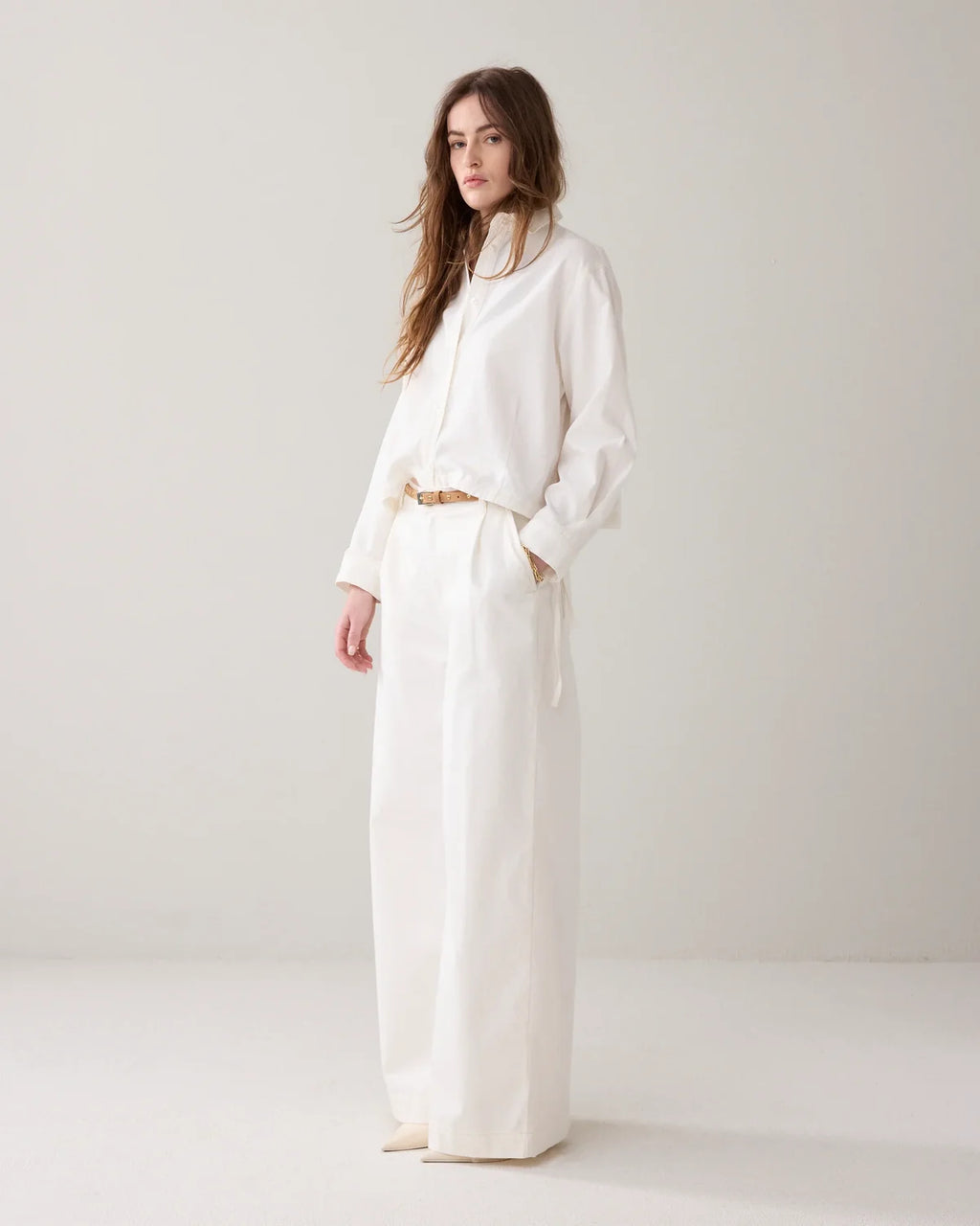 White Denim Blouse/Jacket