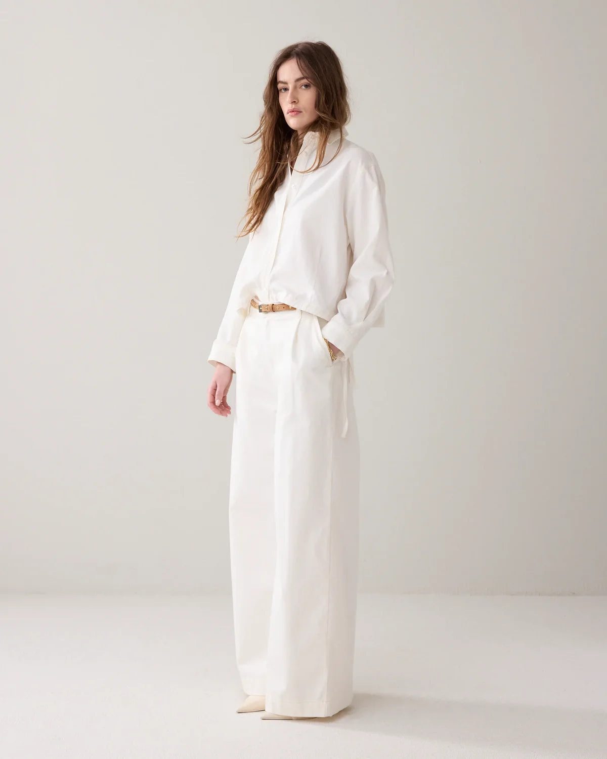 White Denim Blouse/Jacket