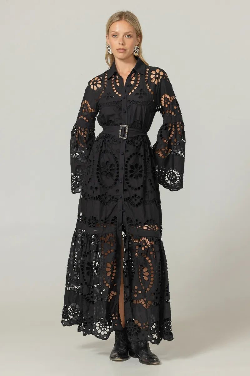 Ruby Broderie Dress