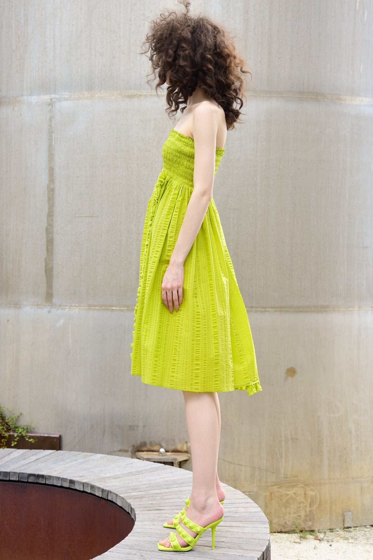 Shirring Grace Skirt - BOHÉME LUXE