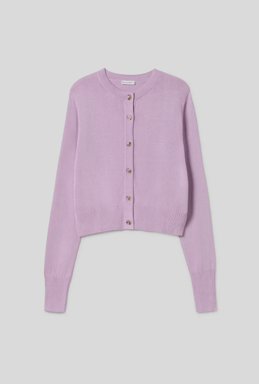 Cropped Cardigan. Lilac