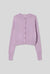 Cropped Cardigan. Lilac