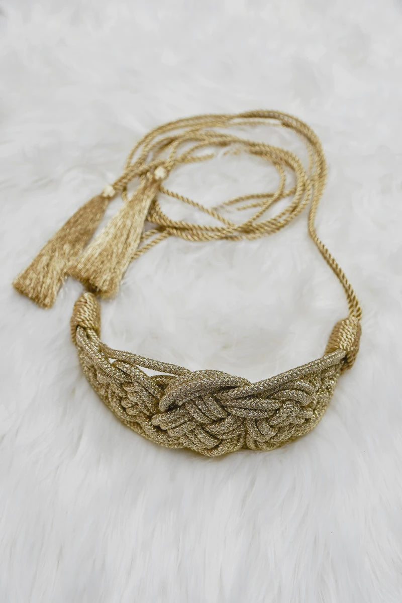 Gold Cotton Belt