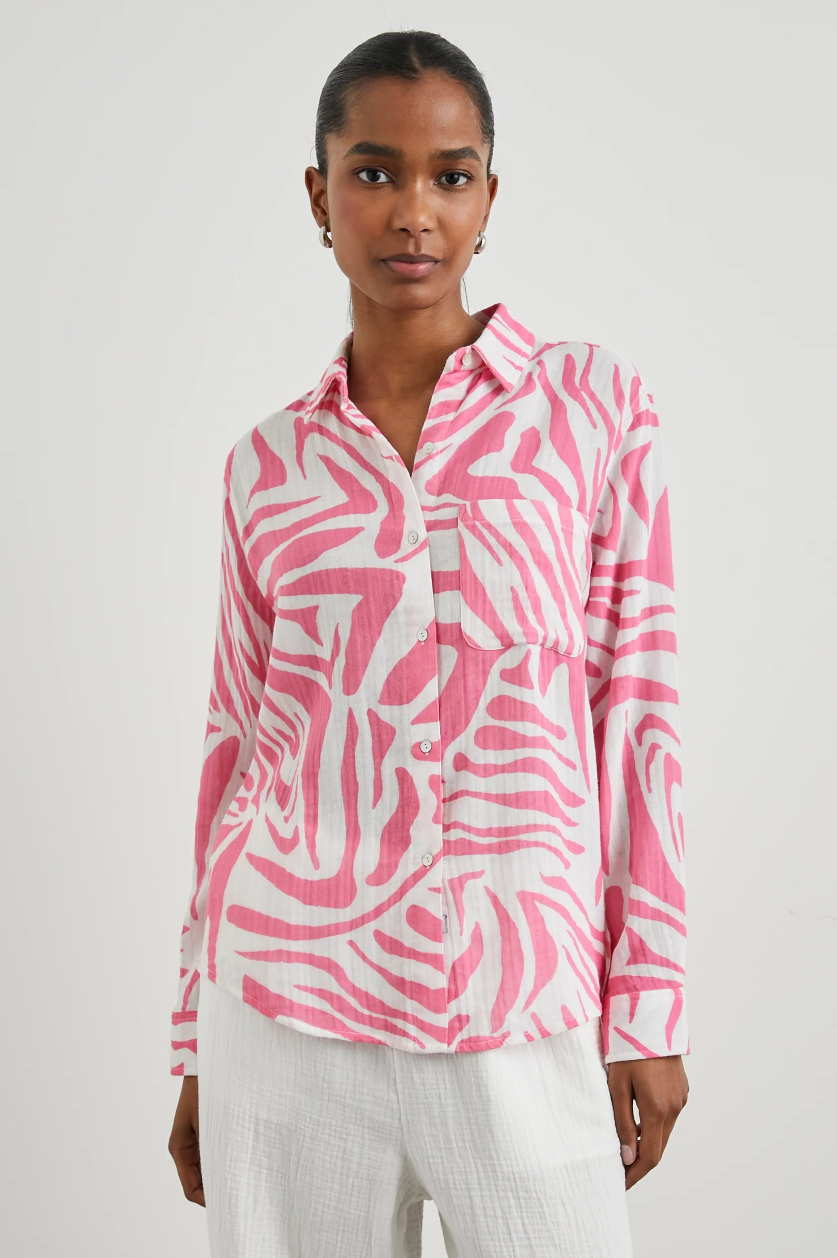 Ellis Shirt - Pink Tiger
