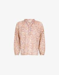 Lina Creme Paisley Blouse