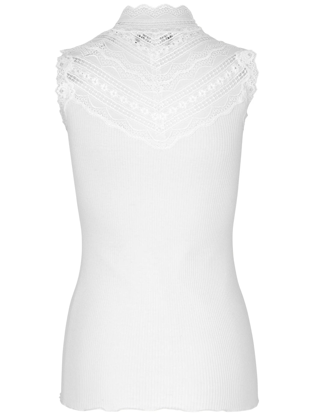 Lace High Neck Top
