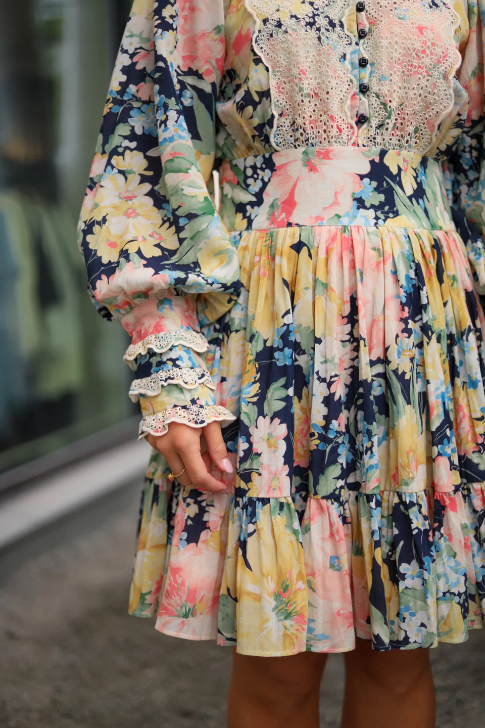 Cotton Slub Mini Dress