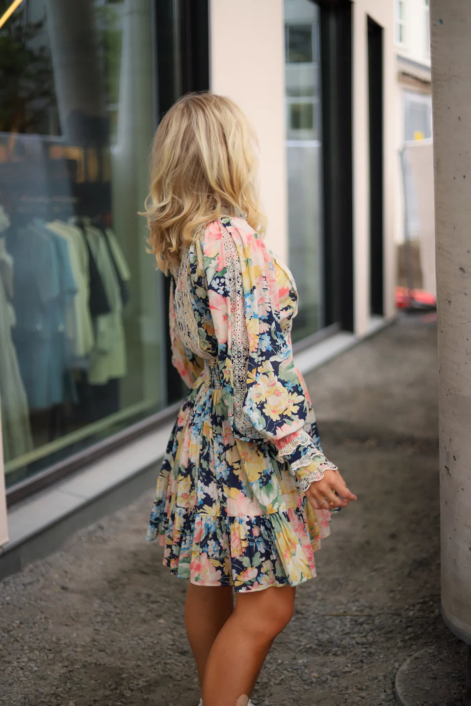Cotton Slub Mini Dress