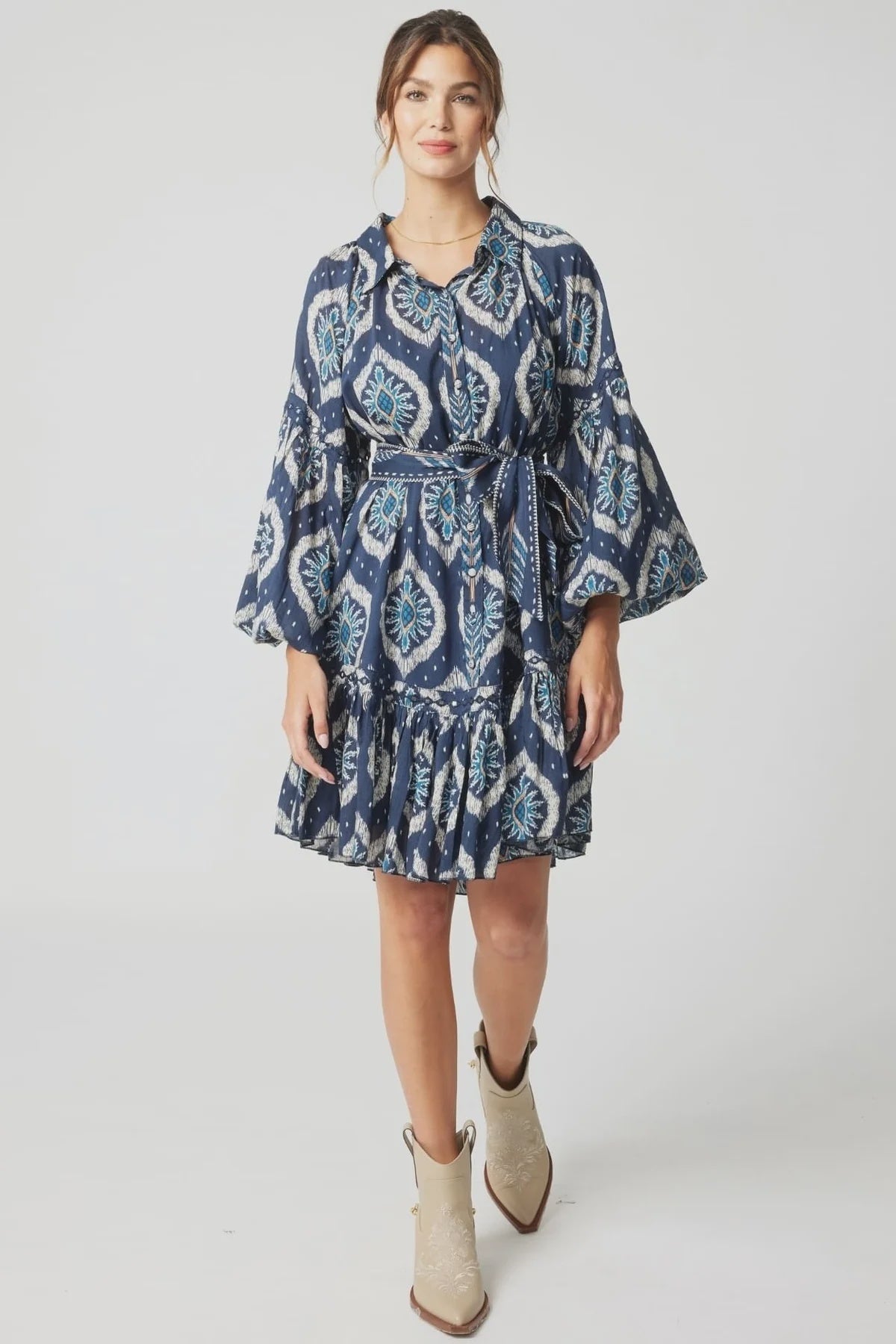 Thais Navy Dress