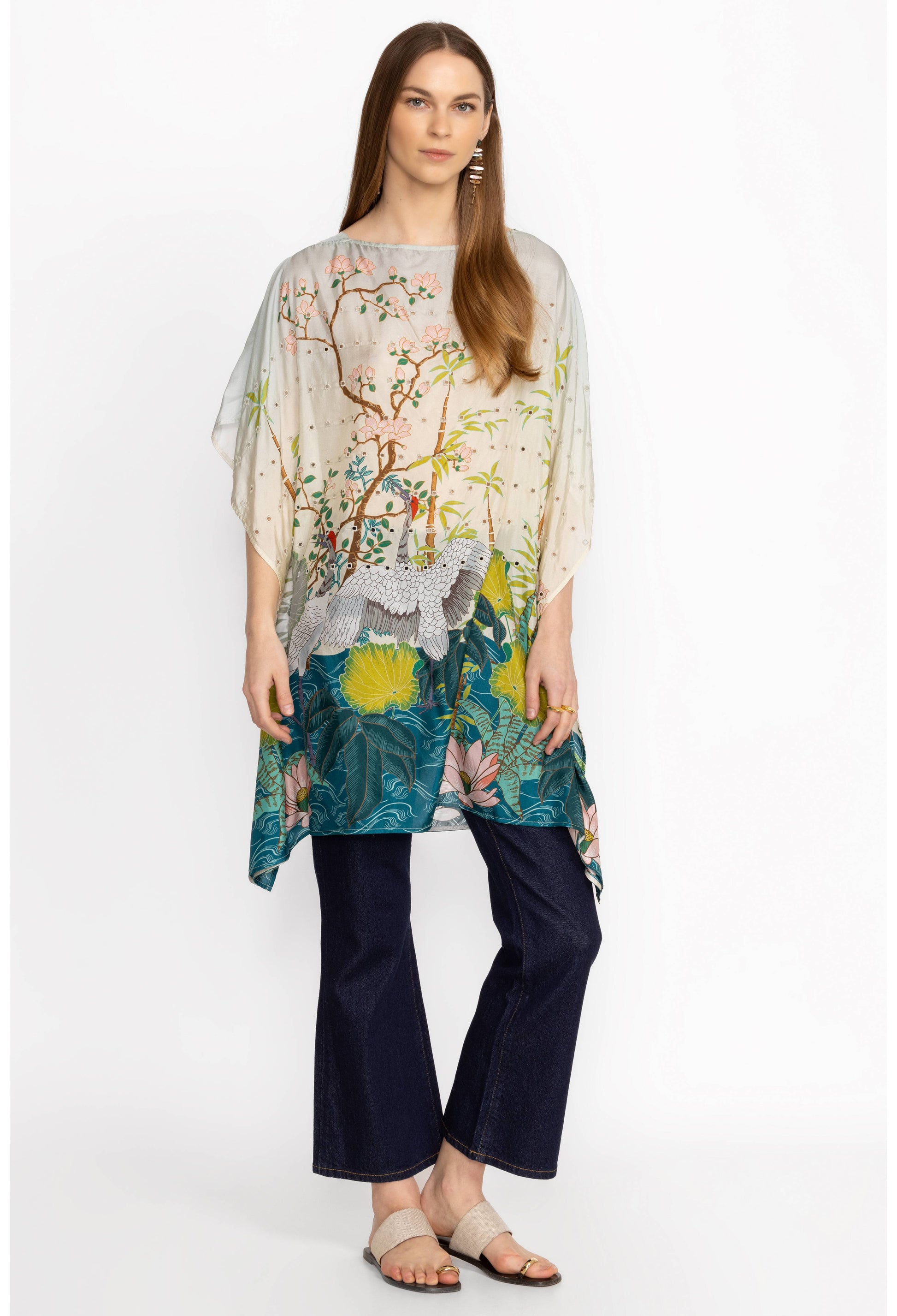 Pribasa Eyelet Poncho - S/M
