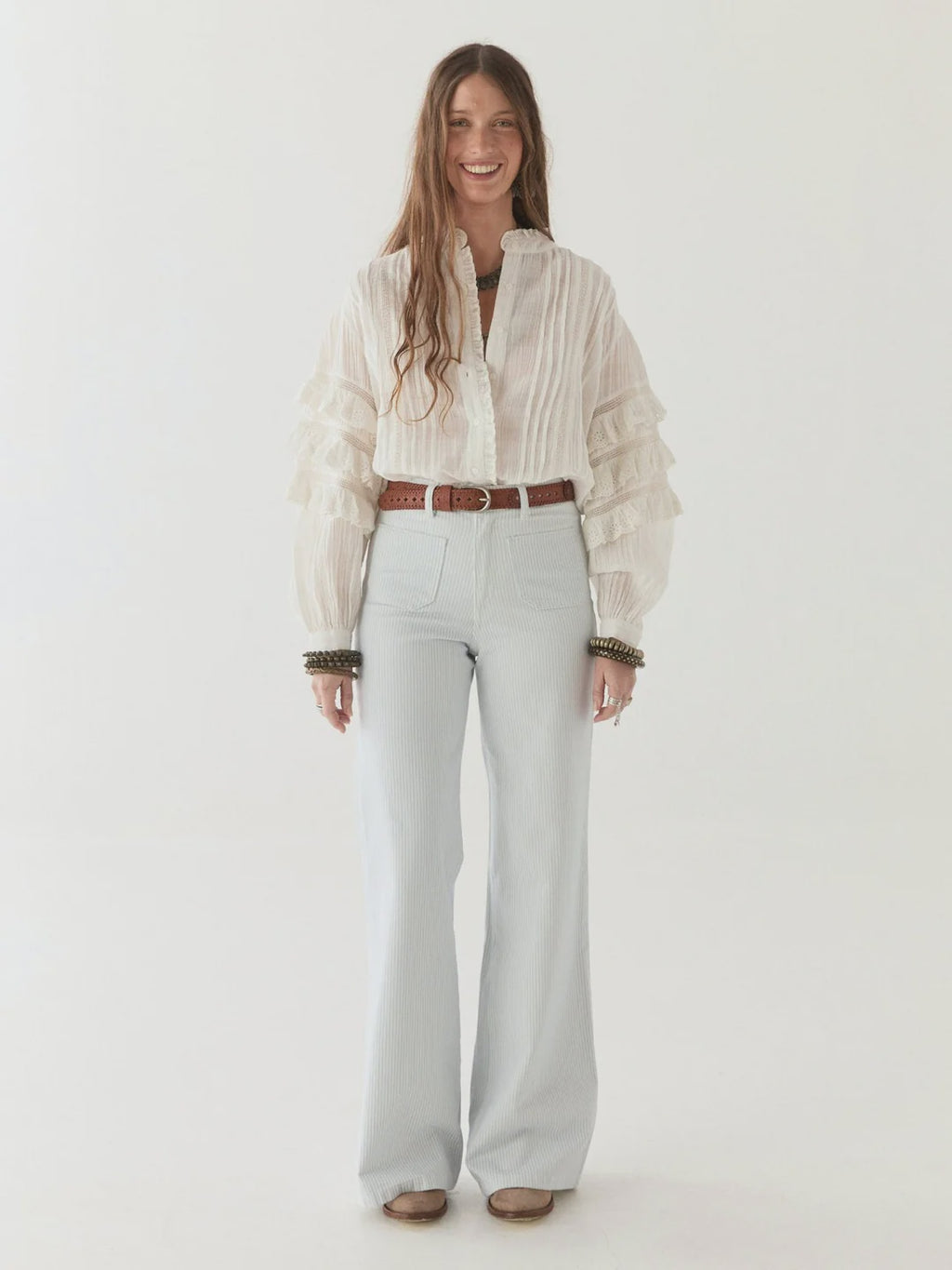 Edina  Pant - Blue Cargo