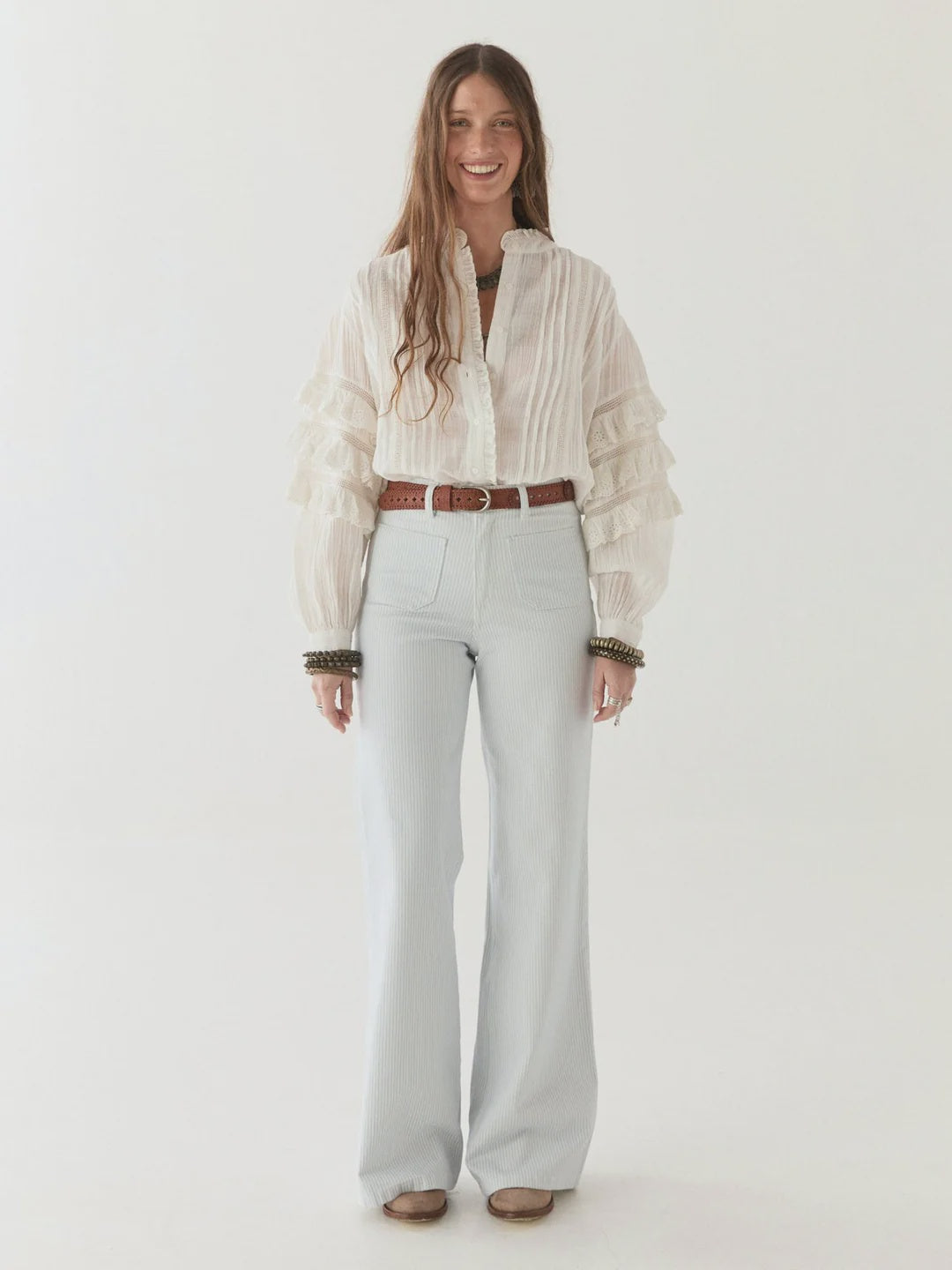 Edina  Pant - Blue Cargo