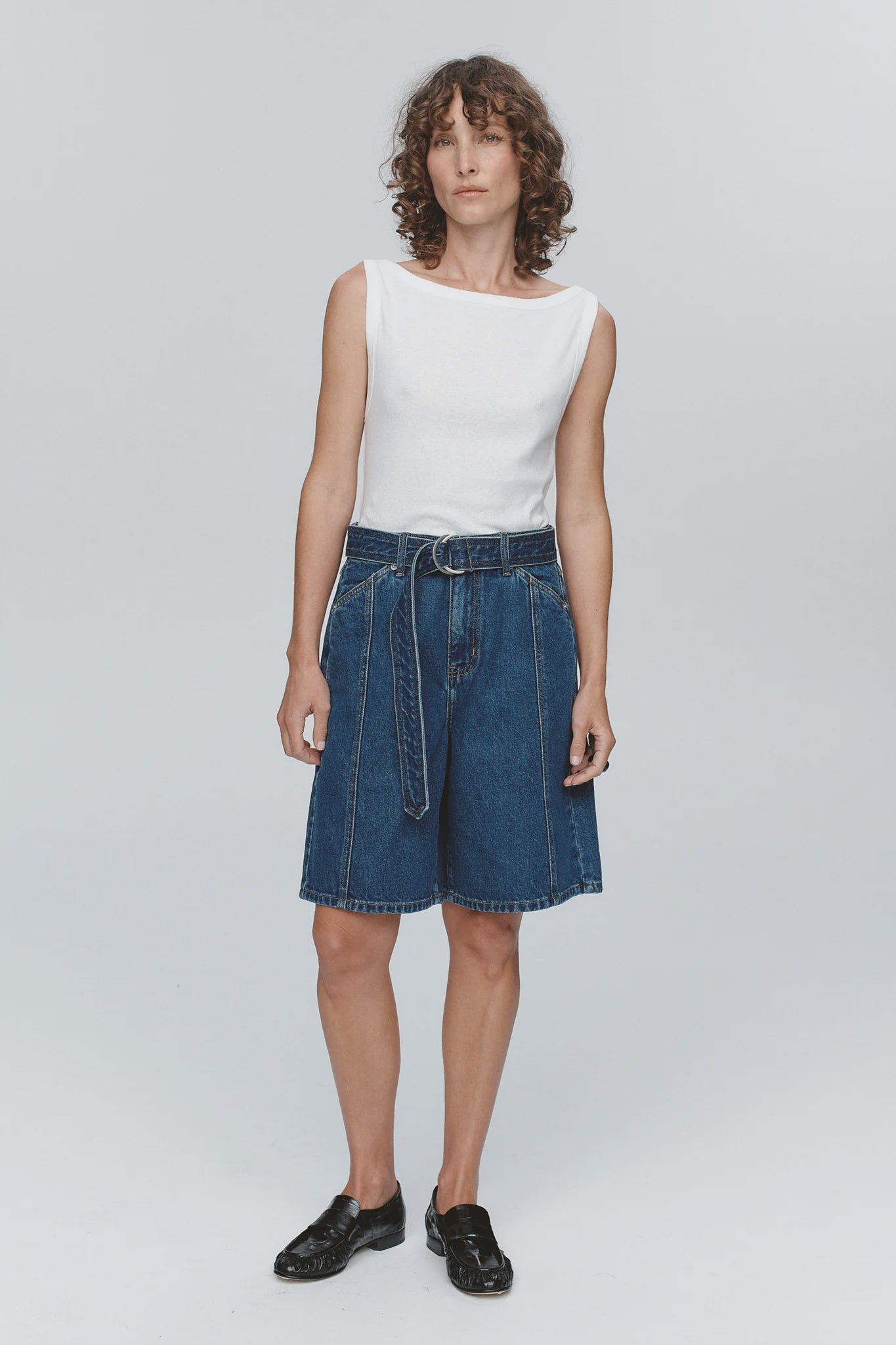 Belted Jean Short