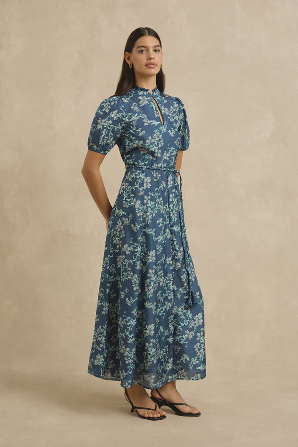 Oceanus Dress - Jasmine Blue