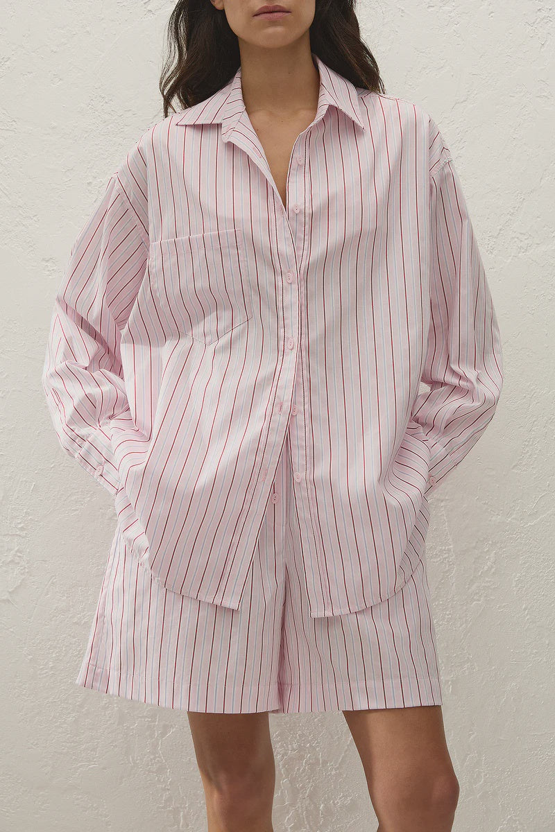 Angelo Shirt - Fiori Stripe