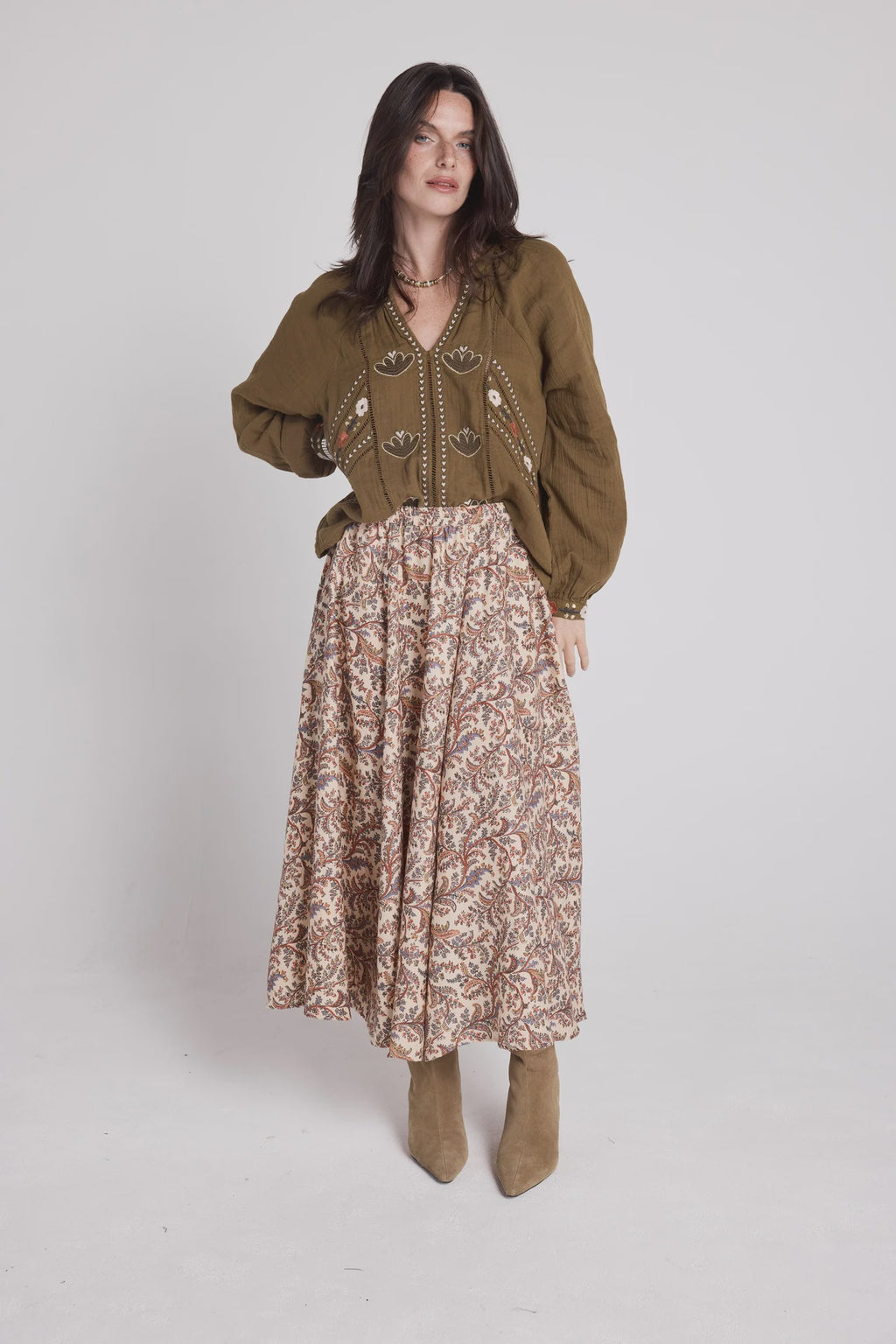 Nathalie Organdi Skirt