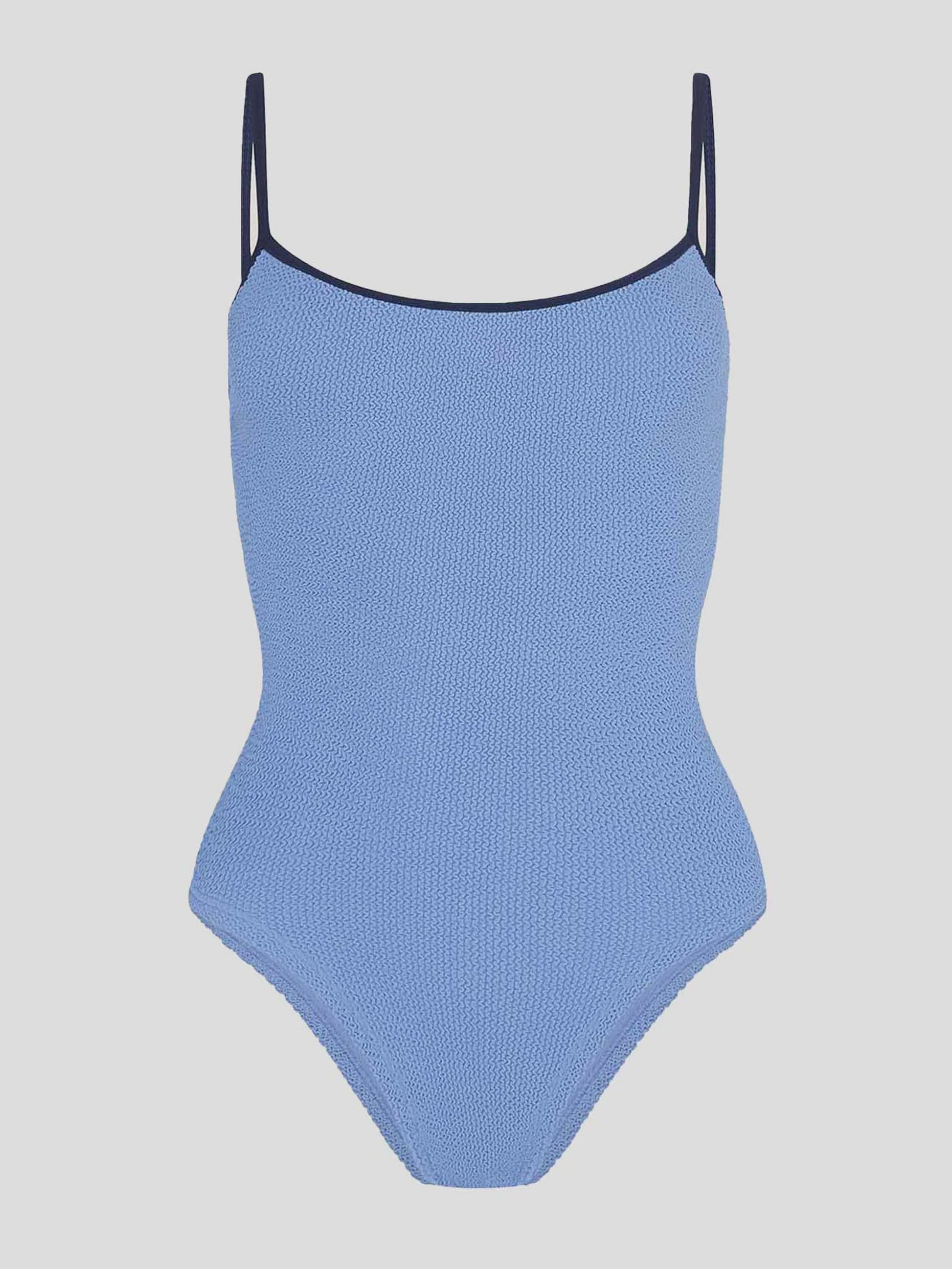 Pamela Contrast Swim  - Cornflower