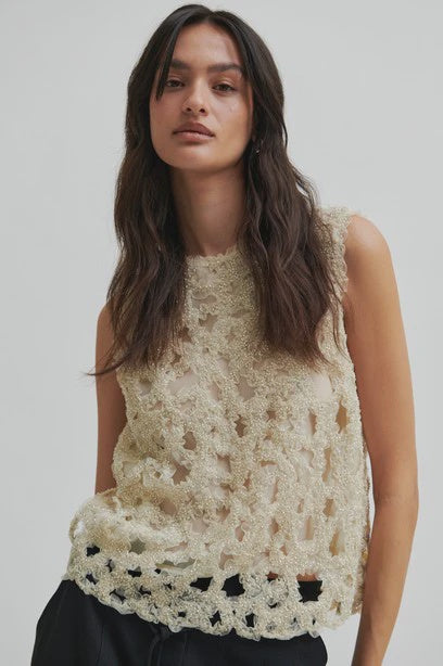 Gleam Beaded Top