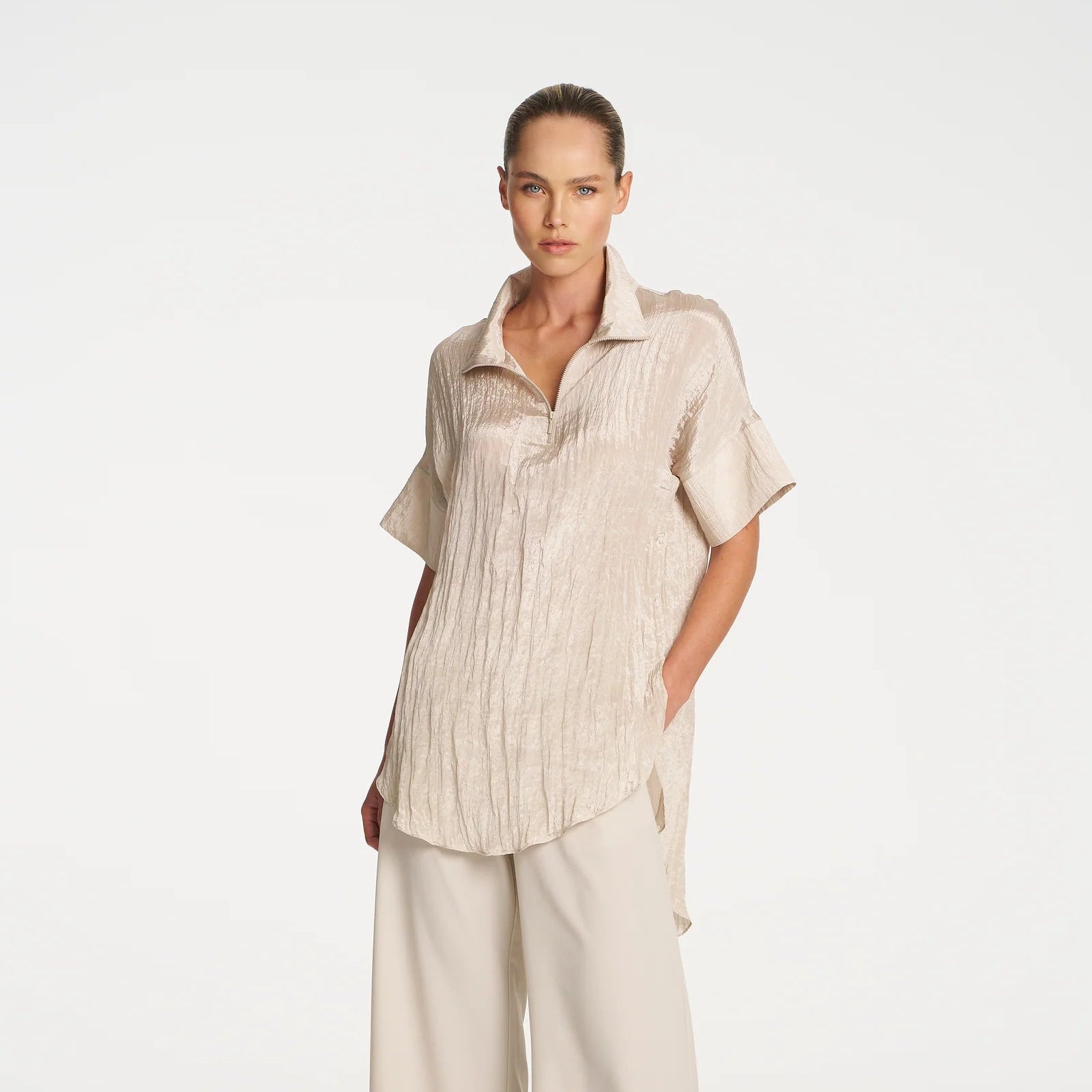 Funnel Tunic - Prosecco